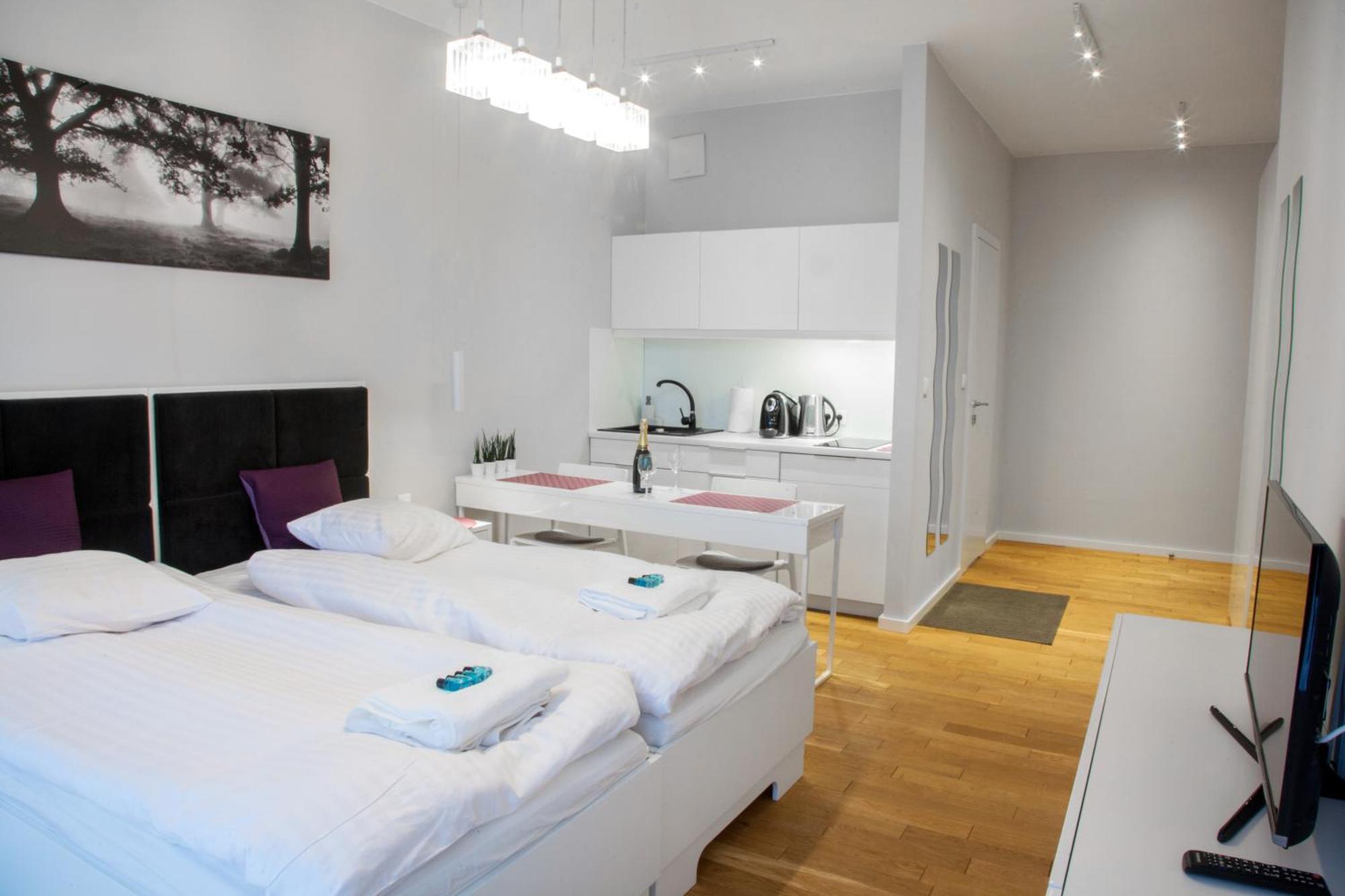 Triton Apartments Warschau Exterior foto